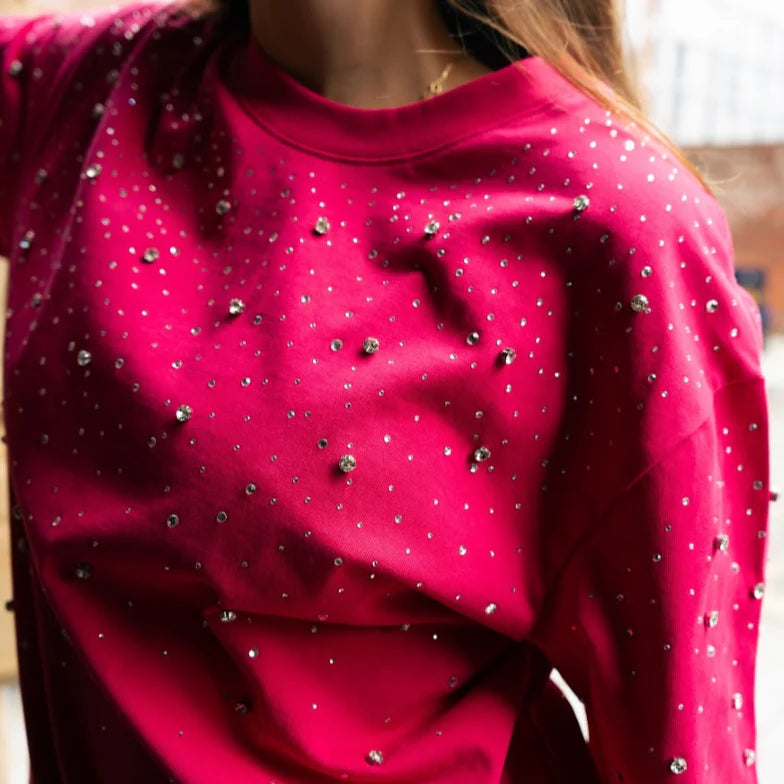 AURAS Luxe Rhinestone Tee