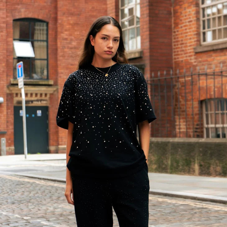 AURAS Luxe Rhinestone Tee